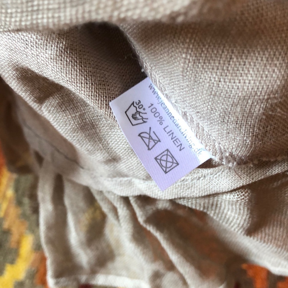 Jeanne D’arc Living linen apron dress pinafore - Picture 5 of 6